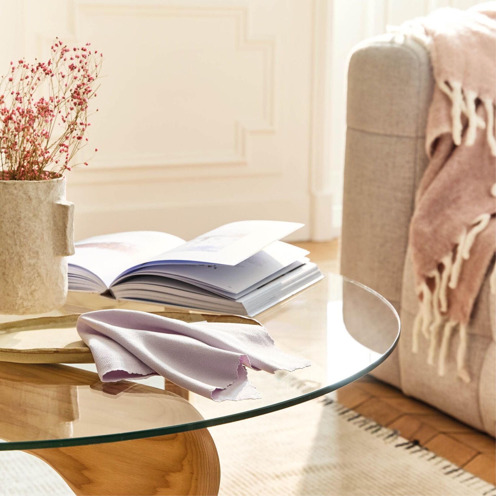 H2O at Home Chiffonnette Vitres microfibre cloth for glass cleaning